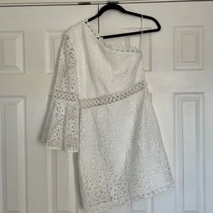 Two Sisters White Lace Dress